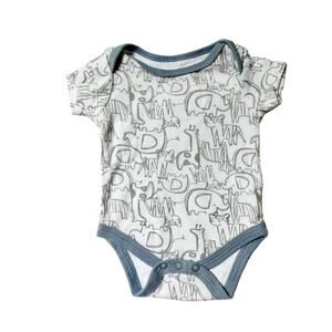Chickpea Animal Print Bodysuit Size 0-3m